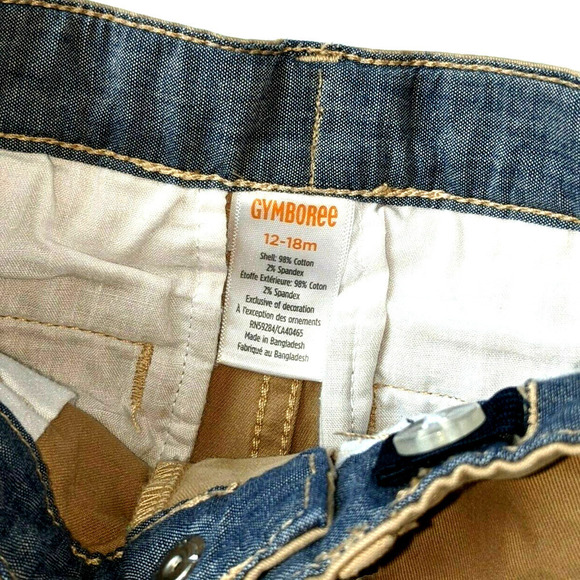 New Gymboree 12-18 Months Khaki Slacks 18m - Picture 3 of 3